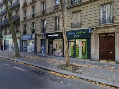 boutique de 54m2 sur 2 niveaux à louer à paris 75019