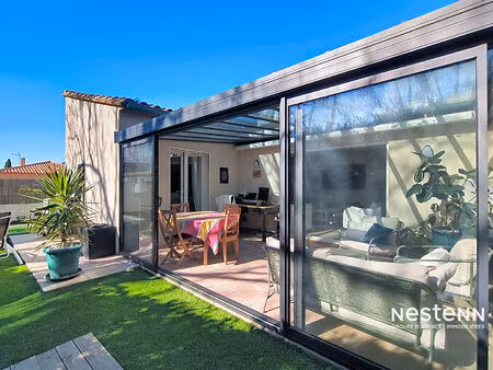 maison moderne 4 faces à vendre à sorède - 4 chambres  piscine et garage