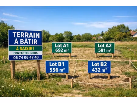 vente terrain 692 m² à fuveau (13710)  199 000 €