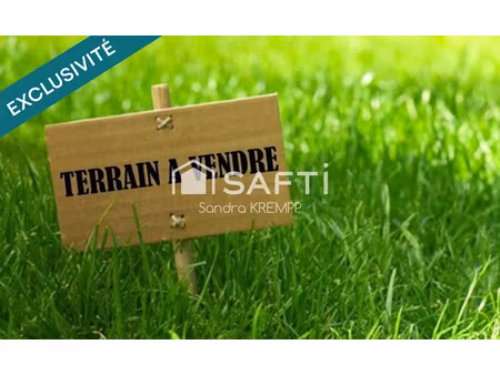 vente terrain 598 m² à limersheim (67150)  173 600 €