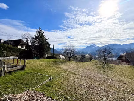 vente terrain 1168 m² à saint-alban-leysse (73230)  395 000 €