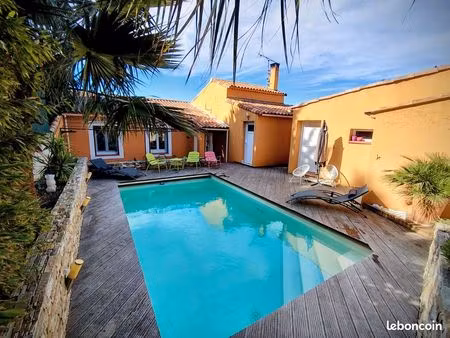 maison individuelle avec piscine + dépendance