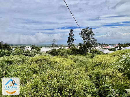 tampon 97430 - terrain constructible - fort potentiel - bell