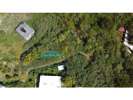 terrain plat 1797m2 - anse-bertrand -132 000 €