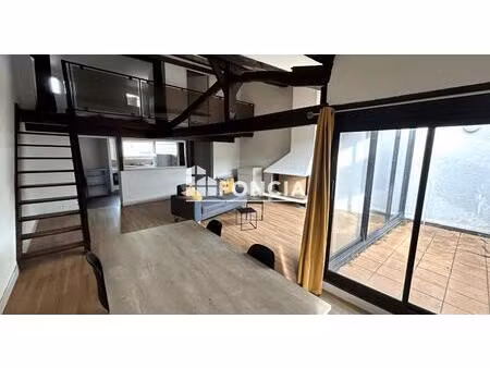 magnifique t2 bis duplex au cœur de la ville – résidence sécurisée