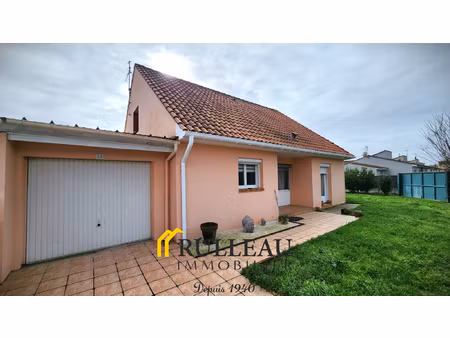 maison familiale avec jardin - 4 chambres - garage - 110m2 -