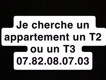 je cherche un appartement
