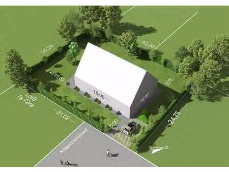 terrain à bâtir ouvert à la construction 7a 72ca