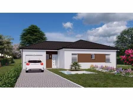 terrain avec maison neuve à vendre