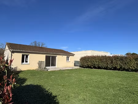 maison de plain-pied 84m2 - 3 chambres - garage et jardin