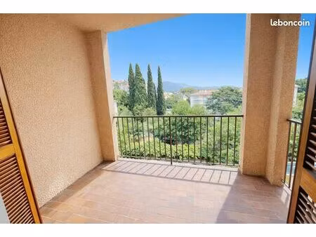 grand t2 avec terrasse et parking à corte