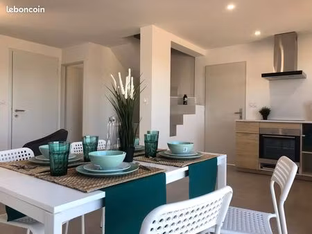 petite maison 75m2 / jardin + garage fermé