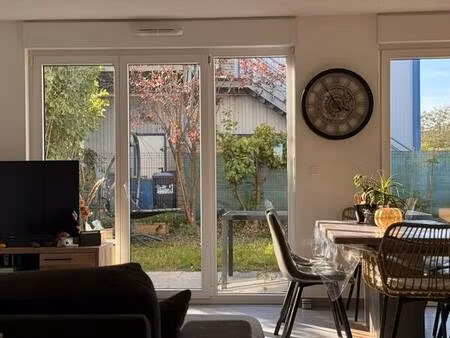 appartement 3 pièces rez-de-jardin avec jardin et garage