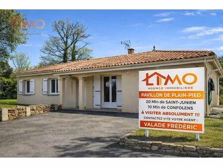 pavillon de plain-pied composé de 5 pièces 96 m² habitables sur un terrain de 1503 m²