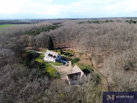 demeure solognote au coeur d'un domaine forestier de 50 ha