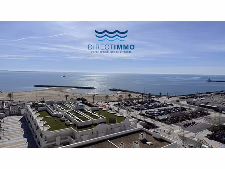 la grande motte grand f2 avec loggias et terrasse vue panora