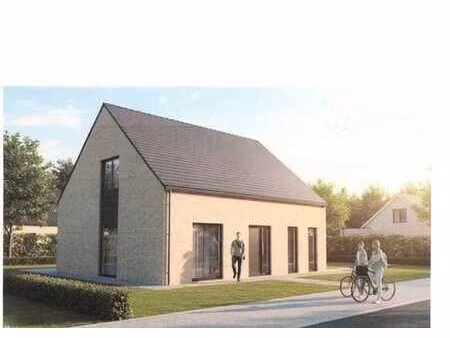 terrain à bâtir avec projet de construction d'une villa sous