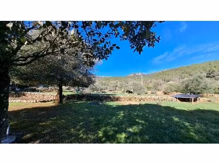 cabanon sur terrain agricole de 3 300 m2 à cuers (var)