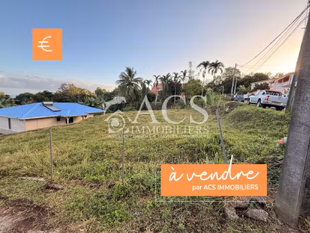 terrain à vendre  secteur calme - sainte-marie