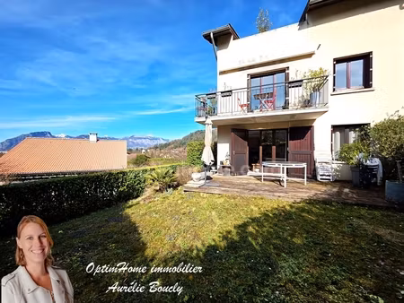 appartement à vendre 2 pièces avec grand jardin privatif bresson (38)