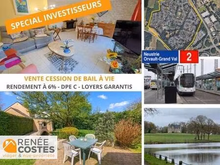 cession-bail à vie - f75-h77 ans - orvault (44700)