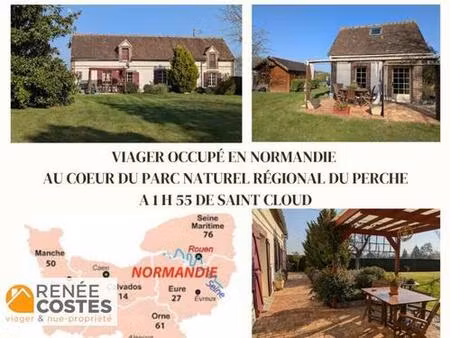viager occupé - f84-f81 ans - st maurice les charencey (61190)