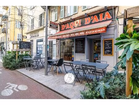 nice // le port : fonds de commerce - 71m2 - libre - terrasse