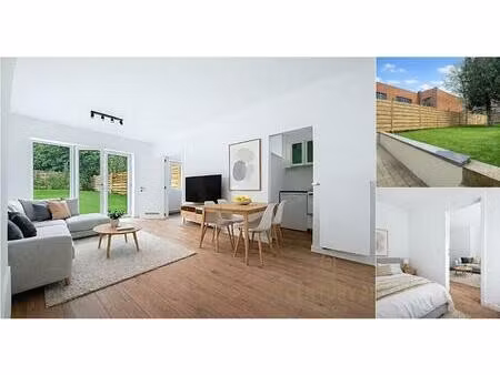 appartement à vendre avec terrasse et jardin   forest (vbd90356)