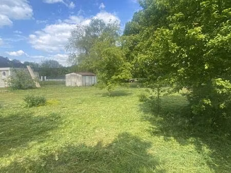 terrain viabilisé et borné