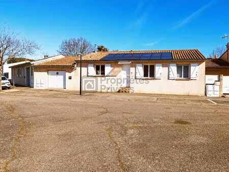 maison de plain-pied 3 chambres / centre de saubens / garage et panneaux photovoltaïques
