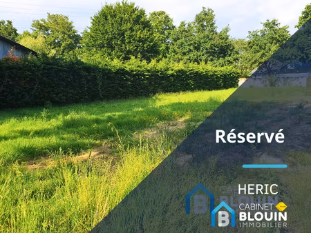 terrain viabilisé heric 394 m2