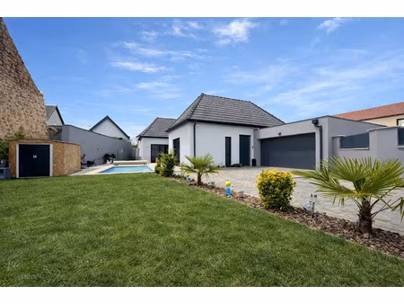 plain-pied haut de gamme 165 m2 séjour 60 m2  4 chambres 