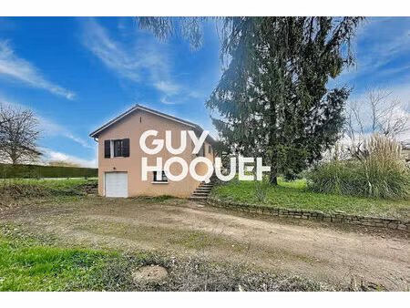 maison sur sous sol complet 3 chs + garage + cave et terrain constructible de 1526 m² envi