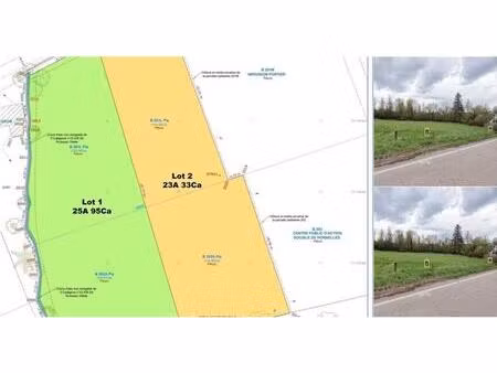 terrain à vendre de 2595 m² à roisin (vbd90385)