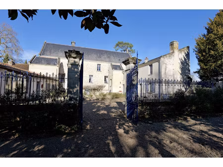 château et ses 2 maisons en anjou sur un parc de 3 hectares