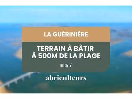 vente terrain à la guérinière (85680) : à vendre / 897m² la guérinière