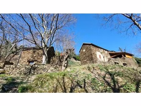 à vendre – ensemble immobilier de charme en sud-ardèche (07260)  vallée de la drobie