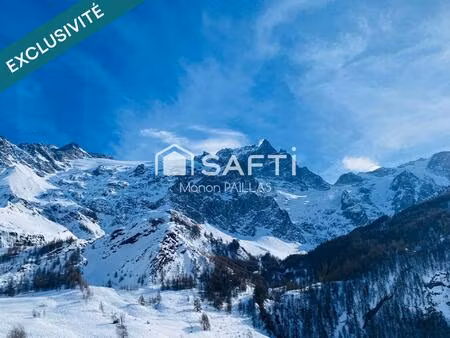 terrain constructible avec vue sur la meije