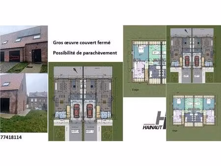 maison à vendre avec garage et terrasse   honnelles (vbd90508)