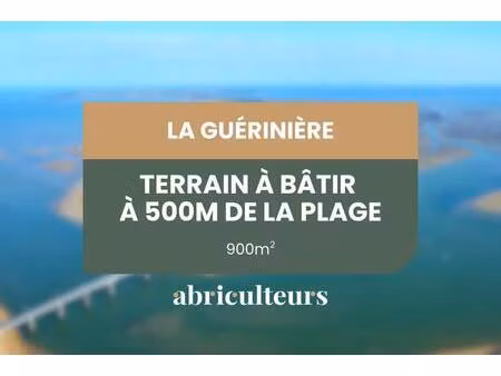 terrain constructible à noirmoutier - proximité des plages et des commerces - rue des...