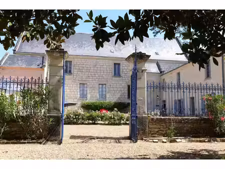 château 17e en anjou sur 3 hectares avec piscine entre saumur et chinon