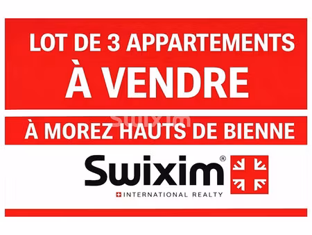 vente appartement 4 pièces 100 m² à hauts de bienne (39400)  145 000 €