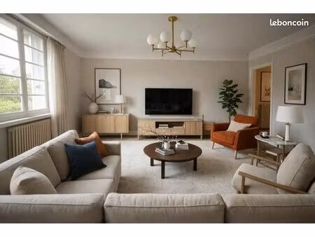 appartement t2 bis 65 m2 avec jardin privatif de 100 m2 - esprit maison - rare sur le sect