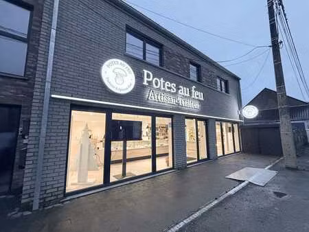 jurbise - immeuble mixte.