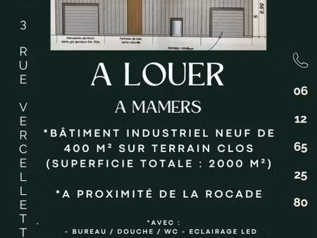 location batiment industriel