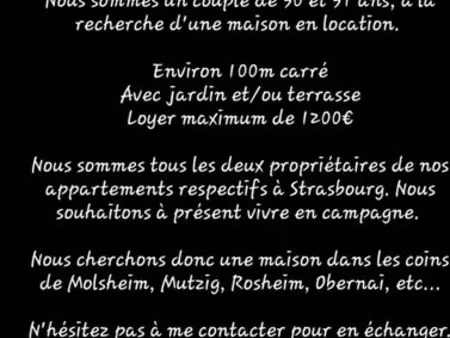 recherche location maison