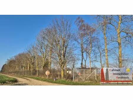 vente terrain 6490 m² allonville (80260)