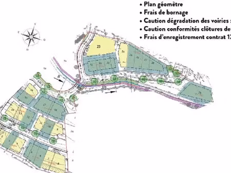 vente terrain 250 m² à arles-sur-tech (66150)  39 000 €