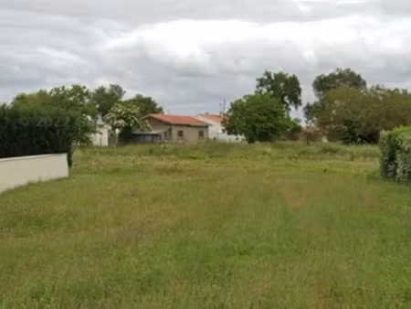 vente terrain 289 m² à semussac (17120)  63 000 €