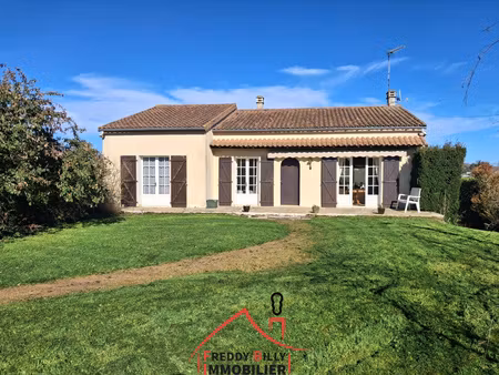 maison plain pied 4 ch + sous-sol total  terrain 2021 m2